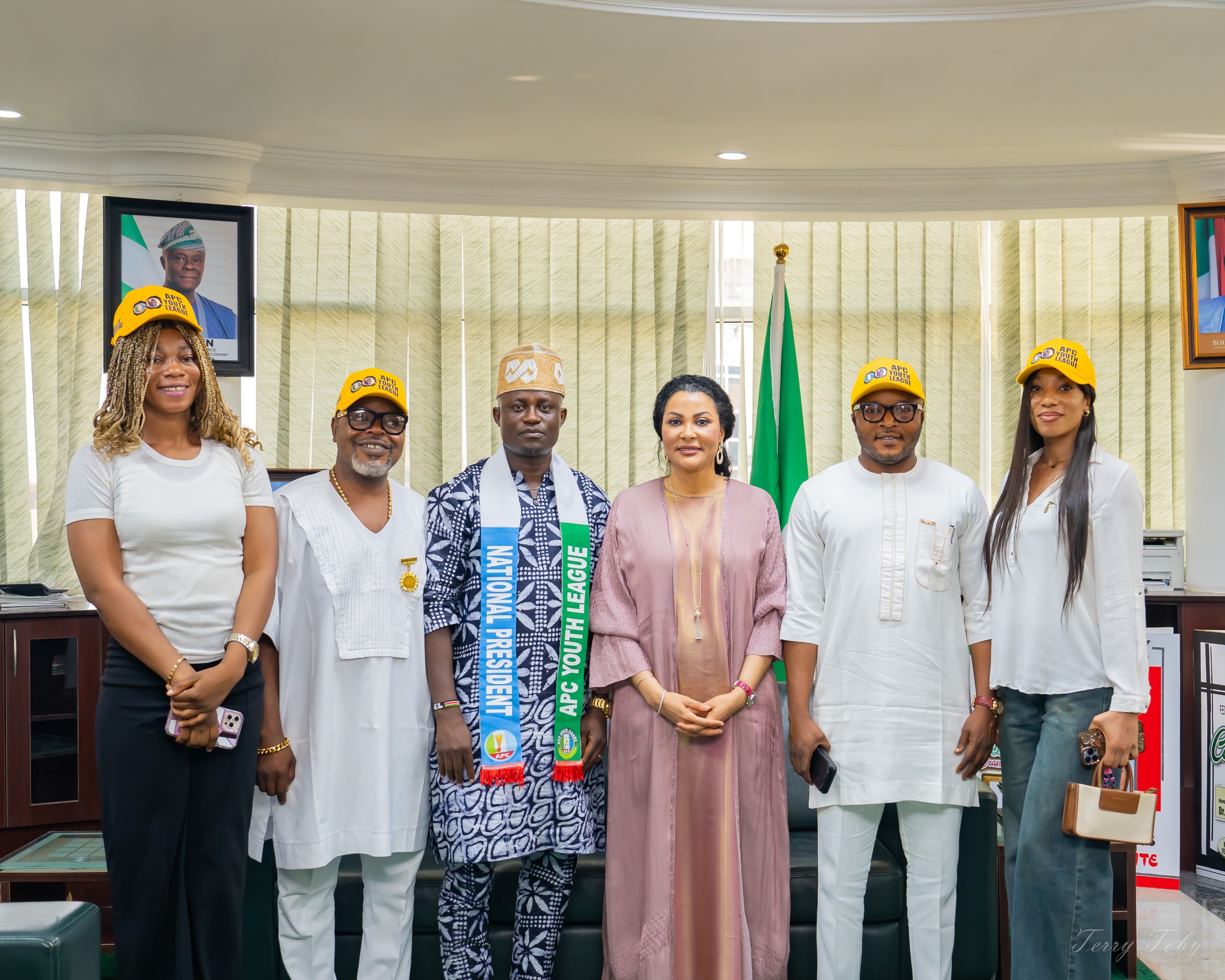 Minister of State for Finance Receives APC Youth League Delegation, Pledges Continued Support for Youth Empowerment